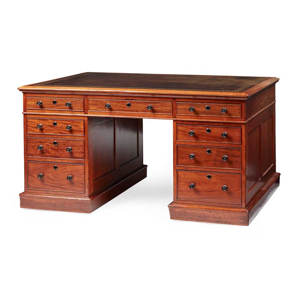VICTORIAN MAHOGANY AND EBONY