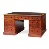 VICTORIAN MAHOGANY AND EBONY P