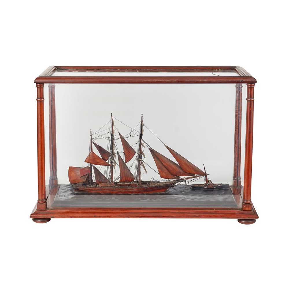 VICTORIAN MAHOGANY AND PAINTED WOOD