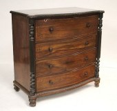 VICTORIAN MAHOGANY AND ROSEWOO
