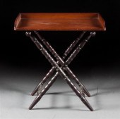Victorian mahogany butler's tr