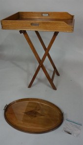 VICTORIAN MAHOGANY BUTLER'S TR