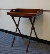 VICTORIAN MAHOGANY BUTLER'S TR