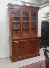 VICTORIAN MAHOGANY CABINET BOO
