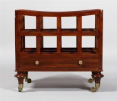 VICTORIAN MAHOGANY CANTERBURYV