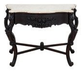 VICTORIAN MAHOGANY CONSOLE WIT