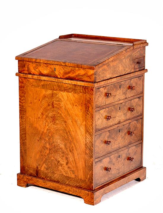 Victorian mahogany Davenport desk
