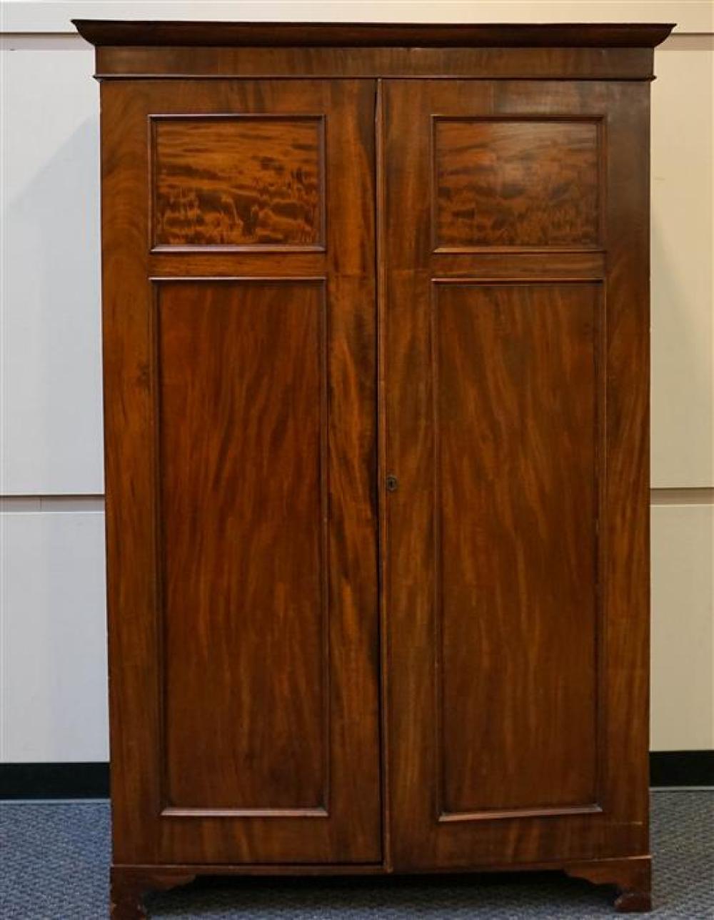 VICTORIAN MAHOGANY DOUBLE DOOR