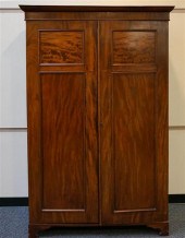 VICTORIAN MAHOGANY DOUBLE DOOR