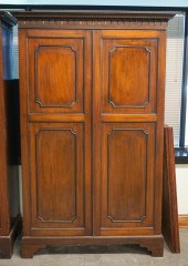 VICTORIAN MAHOGANY DOUBLE DOOR