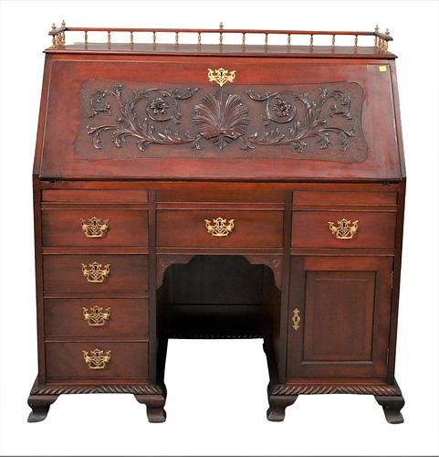 VICTORIAN MAHOGANY DROP FRONT
