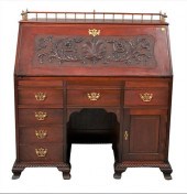 VICTORIAN MAHOGANY DROP FRONT