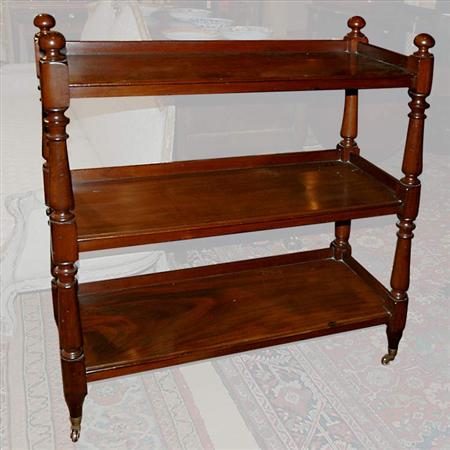 Victorian Mahogany Etagere 	 