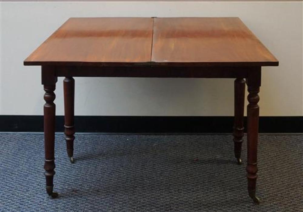 VICTORIAN MAHOGANY FOLD-TOP GAME