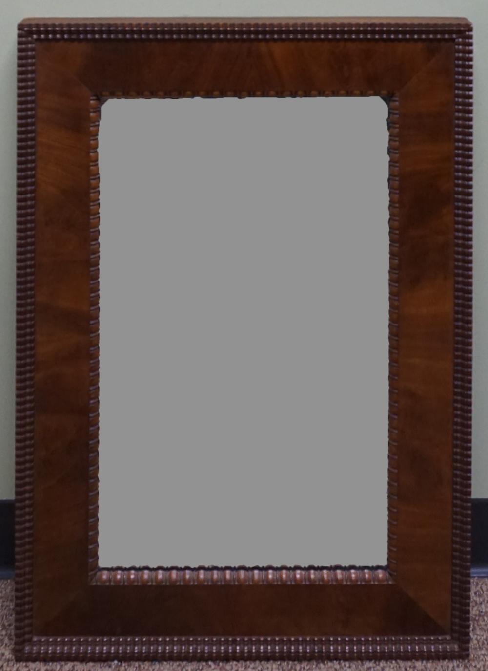 VICTORIAN MAHOGANY FRAME MIRROR