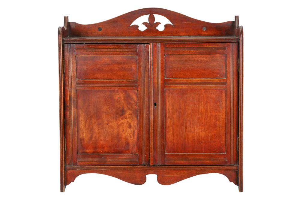 VICTORIAN MAHOGANY HANGING