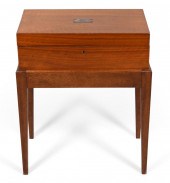 VICTORIAN MAHOGANY LAP DESK ON
