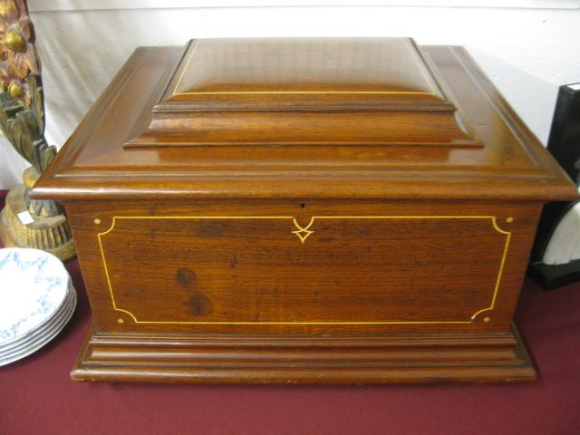 Victorian Mahogany Large Jewelry