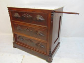 VICTORIAN MAHOGANY MARBLE TOP