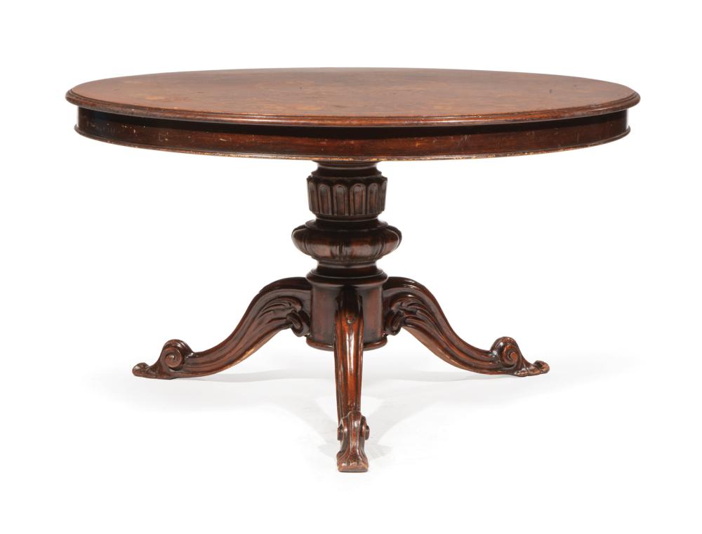 VICTORIAN MAHOGANY, MARQUETRY
