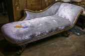 VICTORIAN MAHOGANY RECAMIER Vi