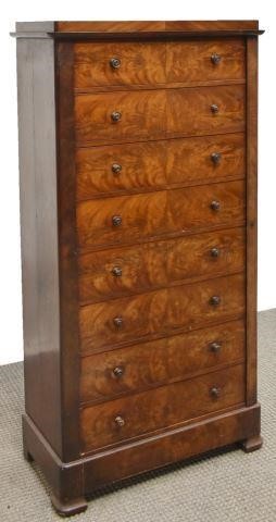 VICTORIAN MAHOGANY SIDE LOCK