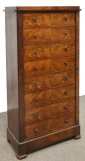 VICTORIAN MAHOGANY SIDE LOCK C