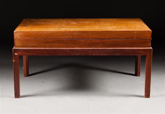 Victorian mahogany skittles board