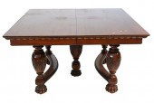VICTORIAN MAHOGANY SQUARE DINI