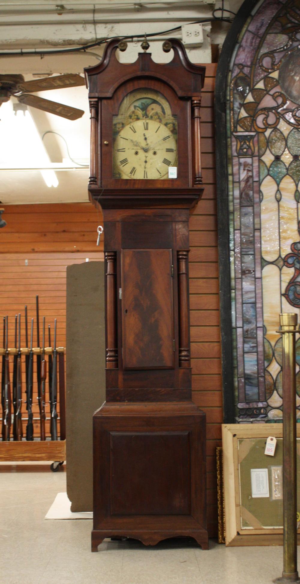 VICTORIAN MAHOGANY TALL CASE