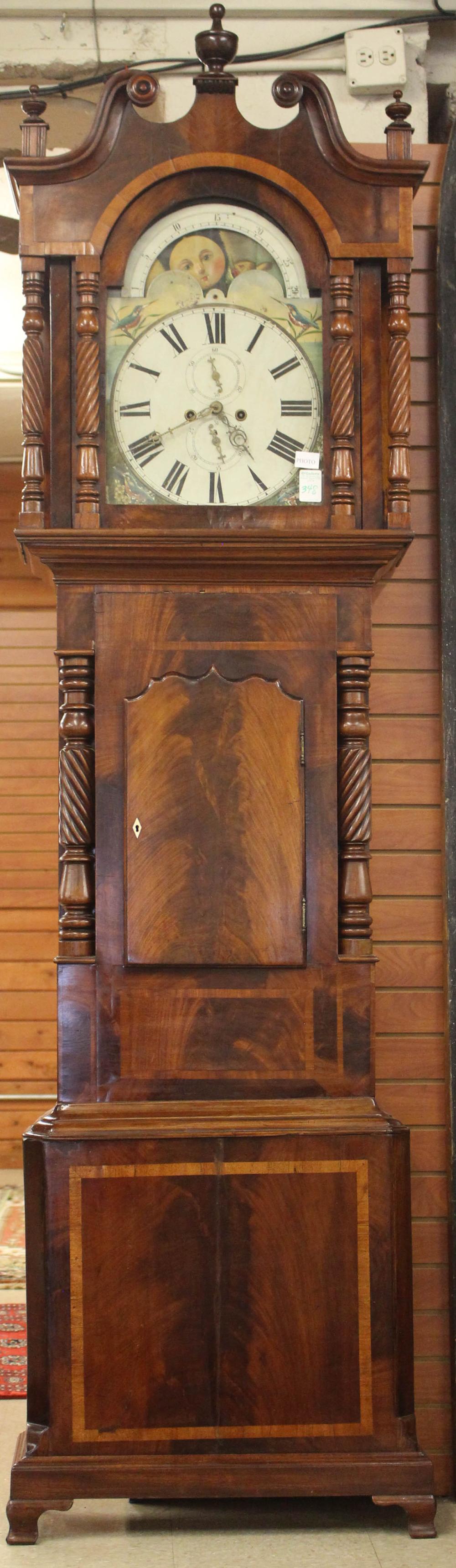 VICTORIAN MAHOGANY TALL CASE