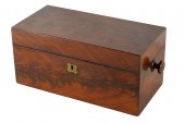 VICTORIAN MAHOGANY TEA CADDYth