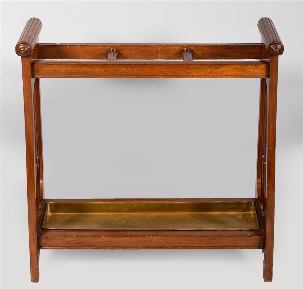 VICTORIAN MAHOGANY UMBRELLA