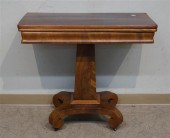 VICTORIAN MAHOGANY VENEER PIVO