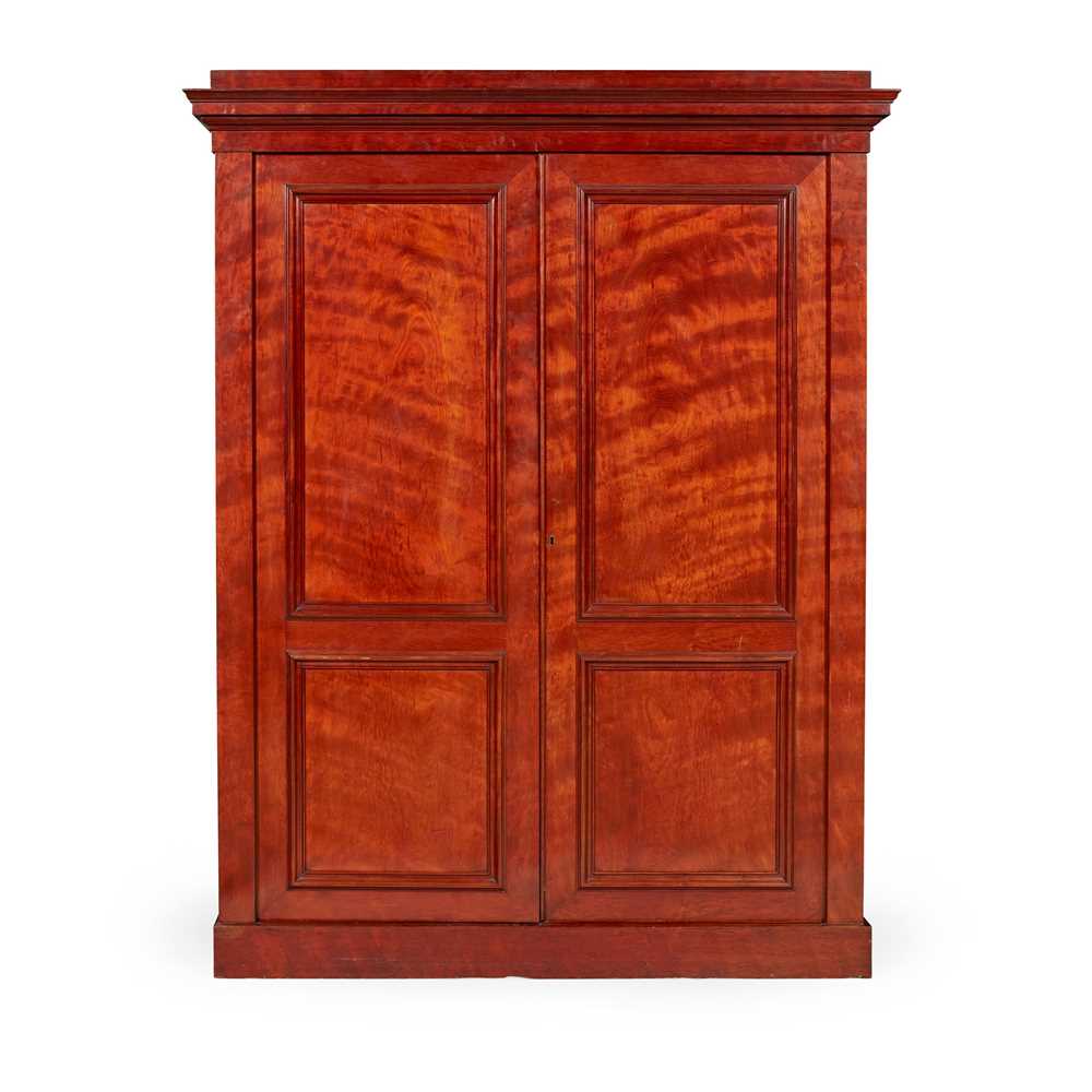VICTORIAN MAHOGANY WARDROBE 19TH