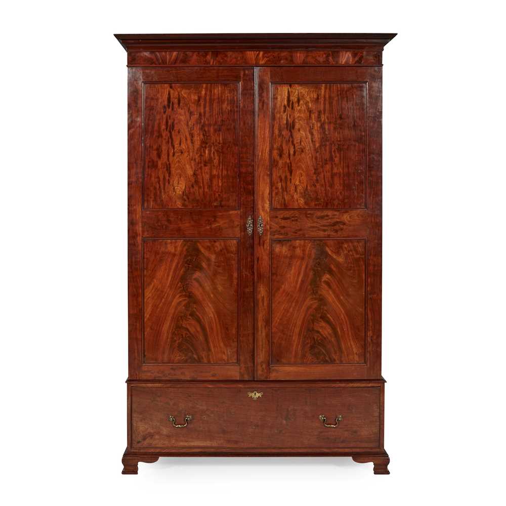 VICTORIAN MAHOGANY WARDROBE 19TH