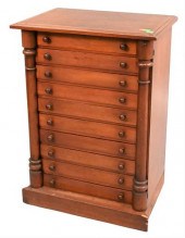 VICTORIAN MAHOGANY WATCH CABIN