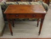 VICTORIAN MAHOGANY WORK TABLE,