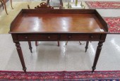 VICTORIAN MAHOGANY WRITING TAB