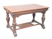 VICTORIAN MAHOGANY WRITING TAB