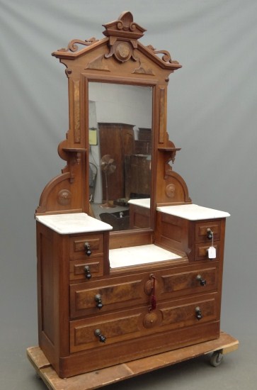 Victorian marble dresser with