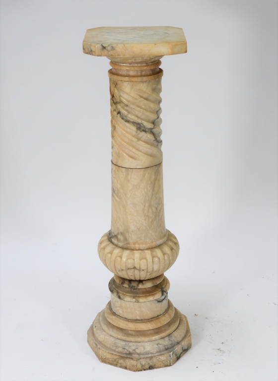 VICTORIAN MARBLE PEDESTAL