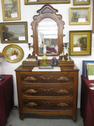 Victorian Marble Top Dresser with