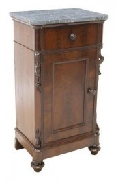VICTORIAN MARBLE-TOP MAHOGANY