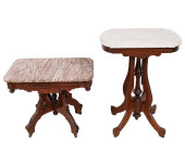 VICTORIAN MARBLE TOP PARLOR TA