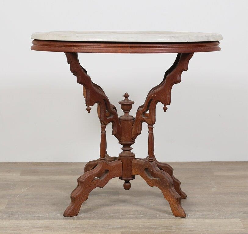 VICTORIAN MARBLE TOP PARLOR