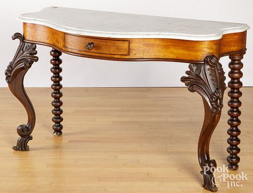VICTORIAN MARBLE TOP PIER