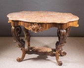 VICTORIAN MARBLE-TOP ROSEWOOD