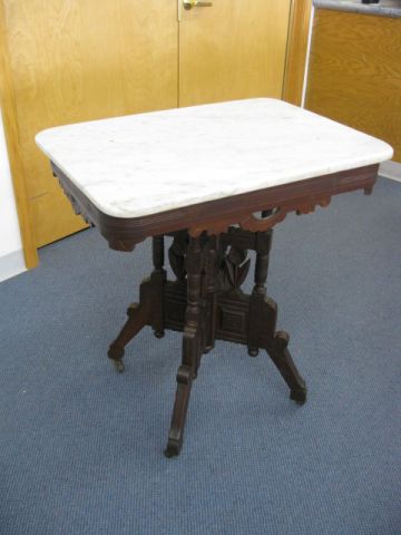 Victorian Marble Top Table fancy