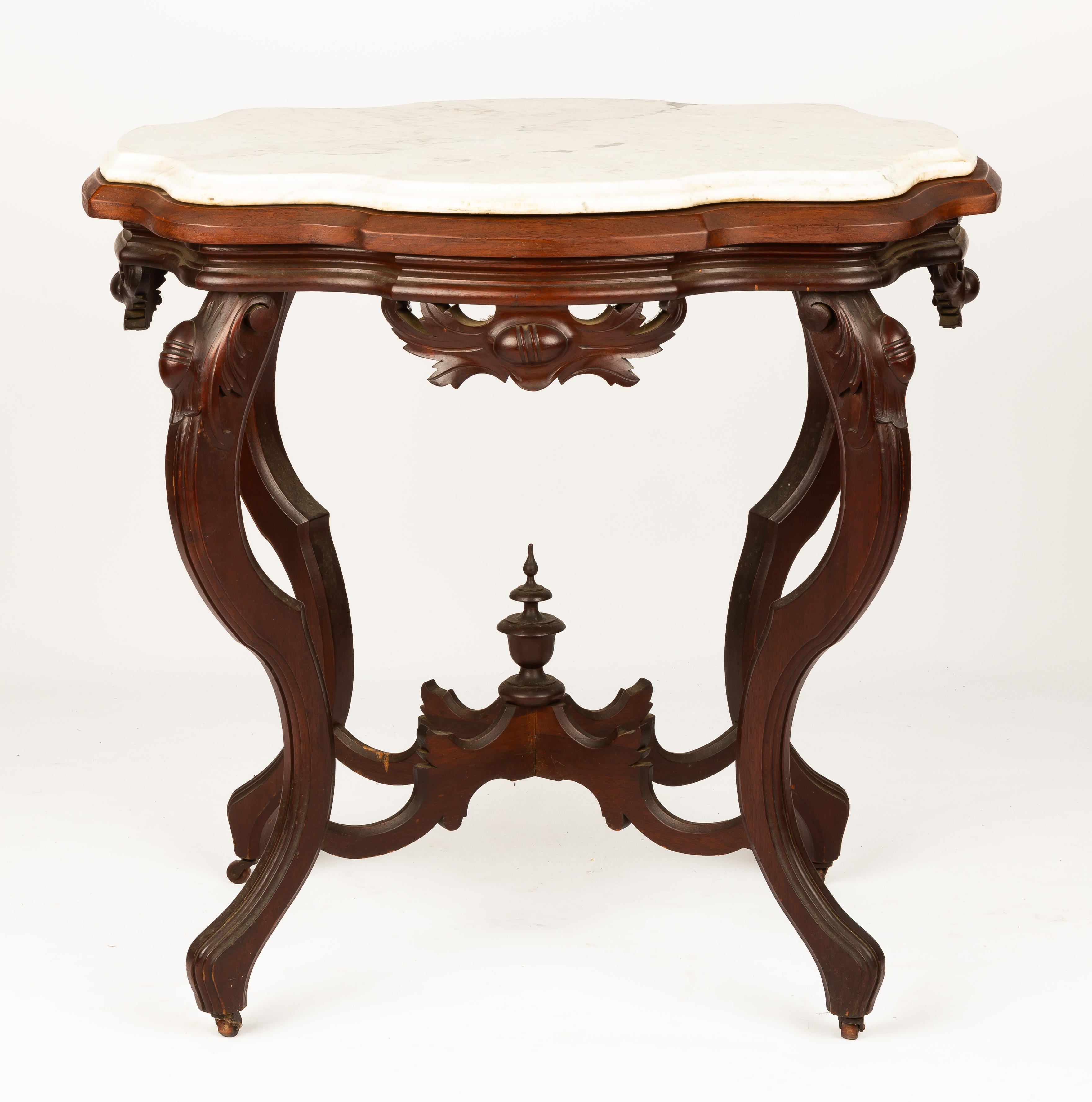 VICTORIAN MARBLE-TOP TABLE